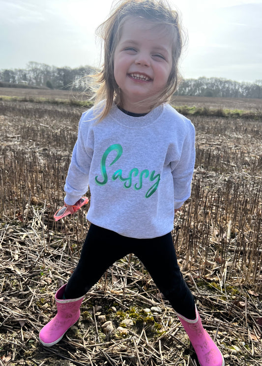 SALE Kids Sassy Sweatshirt - 3-4 years