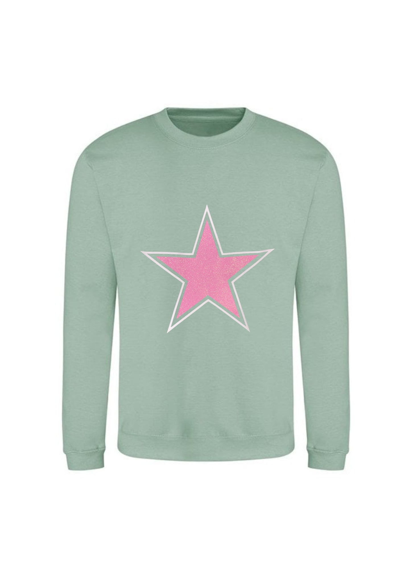 Adult Glitter Star Sweatshirt