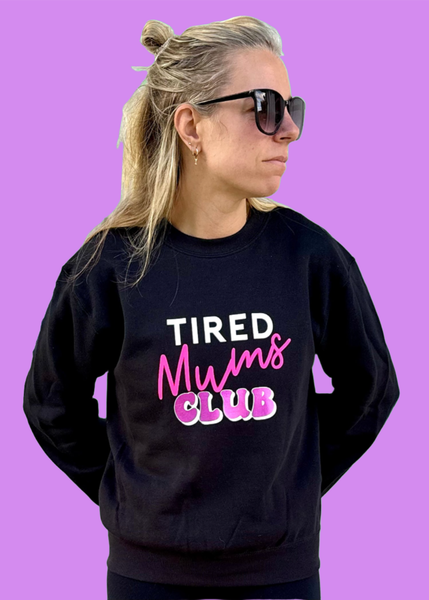 Adult Tired Mums Club Sweatshirt