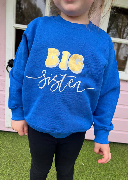 SALE Kids Sibling Sweatshirt - 3-4 years