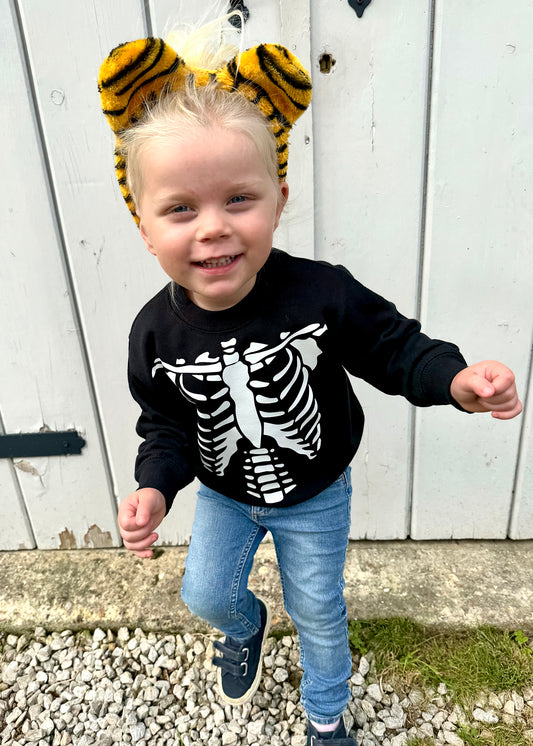 SALE Kids Skeleton Sweatshirt - 3-4 years