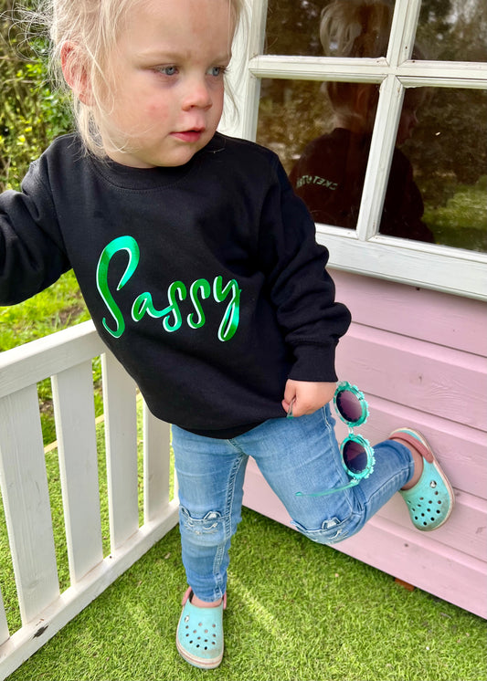 SALE Kids Sassy Sweatshirt - 3-4 years