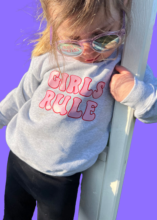 Kids Girls Rule Sweatshirt